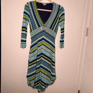 Karen Millen Striped Y2K Dress Size 1